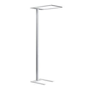 LED Stehleuchte PiL, dimmbar, mit Bewegungsmelder innen, direktes/indirektes Licht, 94 W, 11430 lm, 4000 K, grau