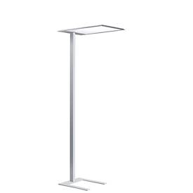 LED Stehleuchte PiL, dimmbar per Taster, direktes/indirektes Licht, 94 W, 11430 lm, 4000 K, grau