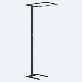 LED Stehleuchte PiL, dimmbar per Taster, direktes/indirektes Licht, 94 W, 11430 lm, 4000 K, schwarz