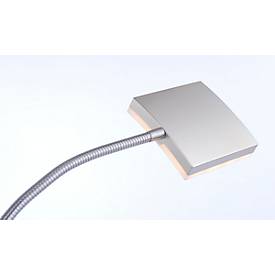 LED-Stehleuchte RUBEN, Stahl, Lichtfarbe Warmweiß, 11+4W, Fluterkopf dimmbar, Lesearm verstellbar