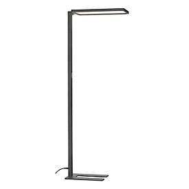 LED-Stehleuchte SLV Worklight, Touch-Dimmer, 7600 Lumen, 79 W, 200-240 V, PIR-Sensor, festverbaute LEDs, L 692 x B 310 x H 1950 mm, schwarz