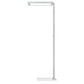 LED-Stehleuchte Waldmann LAVIGO, 112 W, 15250 lm, 4000 K, dimmbar, Multifunktionstaster, Bewegungs- & Tageslichtsensor, Direkt-/Indirektlicht, weiß
