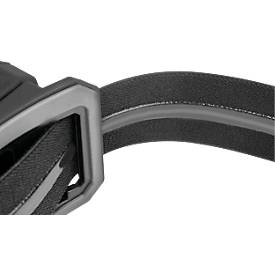 LED-Stirnlampe Ansmann HD280RS, 280 Lumen, 21 m Reichweite, 110 g, IP65, Gestensteuerung, flexibles Stirnband, L 78,4 × B 47,4 × H 45,9 mm, schwarz