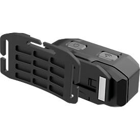 LED-Stirnlampe Ansmann HD800RS, 800 Lumen, 80 m Reichweite, bis zu 10 h, Gestensteuerung, flexibles Stirnband, B 82 × T 41,5 × H 52 mm, schwarz