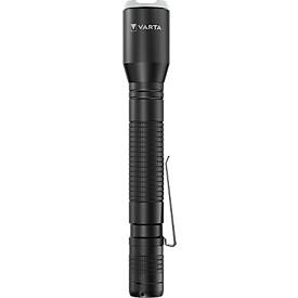 LED-Taschenlampe Varta Aluminium Light F20 Pro, 250 lm, 70 m Reichweite, bis 35 h, inkl. 2 Batterien, ⌀ 42 x H 167 mm, eloxiertes Aluminium, schwarz