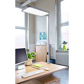 LED Tischklemmleuchte dotlux STUDIOButler Table, 80 W, 8800 lm, 4000 K, direkt/indirekt leuchtend, stufenlos dimmbar, Klemmweite 60 mm, Aluminium