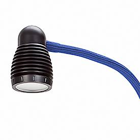 LED-Tischleuchte Bauer & Böcker Satelite, 4,5 W, 490 lm, 3000 K, dimmbar, neigbar, L 750 mm, Aluminium, schwarz-blau