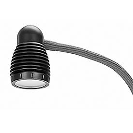 LED-Tischleuchte Bauer & Böcker Satelite, 4,5 W, 490 lm, 3000 K, dimmbar, neigbar, L 750 mm, Aluminium, schwarz-grau