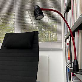 LED-Tischleuchte Bauer & Böcker Satelite, 4,5 W, 490 lm, 3000 K, dimmbar, neigbar, L 750 mm, Aluminium, schwarz-grau