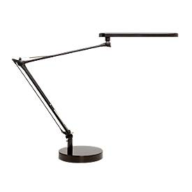 LED-Tischleuchte MAMBOLED, 7 W, 665 lm, mit Diffusor, dreh-u. neigbar, Sockel + Klemme, schwarz