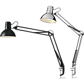 LED-Tischleuchte Manhattan, Architektenleuchte, 400 Lumen, Lebensdauer 20.000 Stunden, schwarz