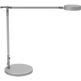 LED Tischleuchte Maul MAULgrace, Touch-Dimmer 4-fach, mit Aluminium-Doppelarm, 300 lm, silber