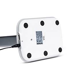 LED Tischleuchte Maul MAULjazzy, Touch-Dimmer 5-fach, mit USB-Aufladefunktion, 410 lm, weiß