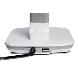 LED Tischleuchte Maul MAULjazzy, Touch-Dimmer 5-fach, mit USB-Aufladefunktion, 410 lm, weiß