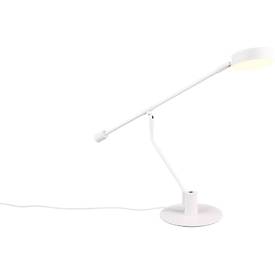 LED-Tischleuchte Trio Manduro, 6 W, 560 lm, 2700-6500 K, dimmbar, höhenverstellbar, neigbar, B 580 x H 640 mm, Metall und Acryl, weiß