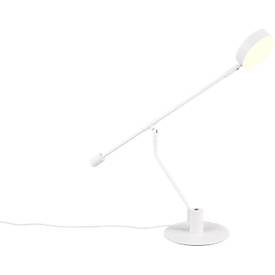 LED-Tischleuchte Trio Manduro, 6 W, 560 lm, 2700-6500 K, dimmbar, höhenverstellbar, neigbar, B 580 x H 640 mm, Metall und Acryl, weiß