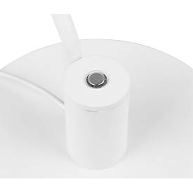LED-Tischleuchte Trio Manduro, 6 W, 560 lm, 2700-6500 K, dimmbar, höhenverstellbar, neigbar, B 580 x H 640 mm, Metall und Acryl, weiß