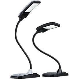 LED-Tischleuchte Twist, 300 Lumen, Flexarm, Lebensdauer 30.000 Stunden, silberfarben