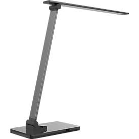 LED-Tischleuchte UNILUX Popy, 5 W, 500 lm, 3000-6000 K, 3 Leuchtstärken, dimmbar, faltbar, schwarz