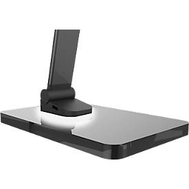 LED-Tischleuchte UNILUX Popy, 5 W, 500 lm, 3000-6000 K, 3 Leuchtstärken, dimmbar, faltbar, schwarz