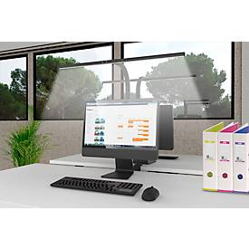 LED-Tischleuchte UNILUX Strata, 19 W, 2046 lm, 3000-6500 K, dimm- & schwenkbar, schwarz