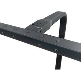 LED-Tischleuchte UNILUX Strata, 19 W, 2046 lm, 3000-6500 K, dimm- & schwenkbar, schwarz