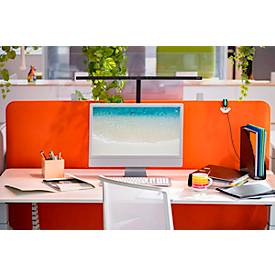 LED-Tischleuchte UNILUX Strata, 19 W, 2046 lm, 3000-6500 K, dimm- & schwenkbar, schwarz