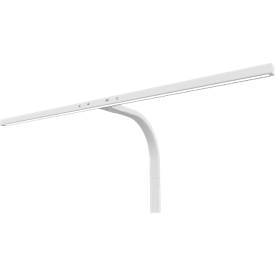 LED-Tischleuchte UNILUX Strata, 19 W, 2046 lm, 3000-6500 K, dimm- & schwenkbar, weiß