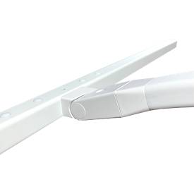 LED-Tischleuchte UNILUX Strata, 19 W, 2046 lm, 3000-6500 K, dimm- & schwenkbar, weiß