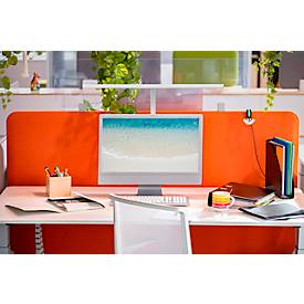 LED-Tischleuchte UNILUX Strata, 19 W, 2046 lm, 3000-6500 K, dimm- & schwenkbar, weiß