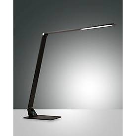 LED-Tischleuchte WASP, dimmbar 5-fach, 900 Lumen, 2700-5000 Kelvin, USB-Ladebuchse, schwarz