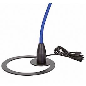 LED-Tischleute Bauer & Böcker Comet, 10 W, 960 lm, 2700-5500 K, dimmbar, neigbar, Gestensteuerung, L 750 mm, Aluminium, schwarz-blau