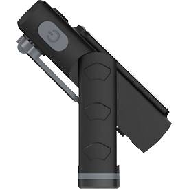 LED-Werkstattleuchte Ansmann WL 500R Pocket, 500 lm (Hauptleuchte), 180 lm (Knopfleuchte), bis zu 26 h, B 64,8 × T 40,5 × H 131 mm, schwarz