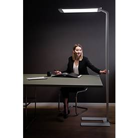 LEDVANCE Stehleuchte COMACT Grau 12600 lm, 4000 K, Direkt/Indirekt, Sensor, dimmbar, UGR<19