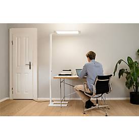 LEDVANCE Stehleuchte COMACT Schwarz 12600 lm, 4000 K, Direkt/Indirekt, Sensor, dimmbar, UGR<19