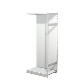 Leerregal PROGRESS 500 T, Anbaufeld, mit Rückwand, H 2250 x B 960 x T 640 mm