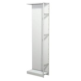 Leerregal PROGRESS 500 T, Anbaufeld, mit Rückwand, H 2600 x B 750 x T 340 mm