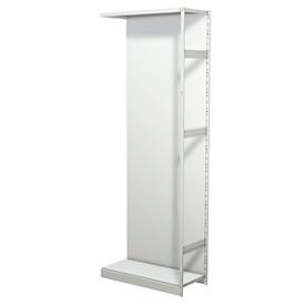 Leerregal PROGRESS 500 T, Anbaufeld, mit Rückwand, H 2600 x B 960 x T 440 mm