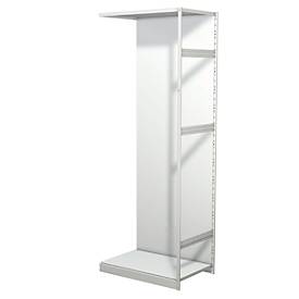 Leerregal PROGRESS 500 T, Anbaufeld, mit Rückwand, H 2600 x B 960 x T 640 mm