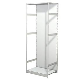Leerregal PROGRESS 500 T, Grundfeld, mit Rückwand, H 2600 x B 960 x T 640 mm