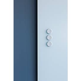 Legamaster Glasboard, mit 2 Magneten & 1 Glasboard Marker, B 1500 x T 4,4 x H 1000 mm, gehärtetes Sicherheitsglas, matt, chilly lake