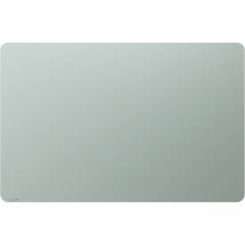 Legamaster Glasboard RC, mit 2 Magneten & 1 Glasboard Marker, B 1500 x T 4,4 x H 1000 mm, gehärtetes Sicherheitsglas, matt, sage green