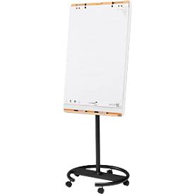 Legamaster mobiles Flipchart SKETCH INFINITE, Stahl, weiß emailliert, 90 Grad drehbar, Tafel B 690 x H 1100 mm + Starterset