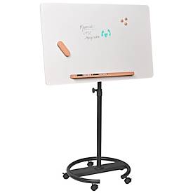 Legamaster mobiles Flipchart SKETCH INFINITE, Stahl, weiß emailliert, 90 Grad drehbar, Tafel B 690 x H 1100 mm + Starterset