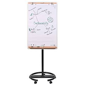 Legamaster mobiles Flipchart SKETCH INFINITE, Stahl, weiß emailliert, 90 Grad drehbar, Tafel B 690 x H 1100 mm + Starterset