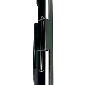 Legamaster Monitor-Wandhalterung 7-818141, für 1 Monitor bis 120 kg, VESA 200 x 200 mm bis 800 x 600 mm, Stahl, schwarz