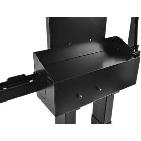 Legamaster Monitorhalterungs-Pylonensystem moTion FCS-12XL, freistehend, für 1 Monitor 55-98″/105 kg, elektrisch höhenverstellbar, Stahl schwarz