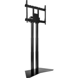 Legamaster Monitorhalterungs-Pylonensystem moTion FCS-12XL, freistehend, für 1 Monitor 55-98″/105 kg, elektrisch höhenverstellbar, Stahl schwarz