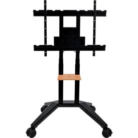 Legamaster Monitorhalterungs-Rollstativ moTion MS-12S, für 1 Monitor 55-98″/110 kg, elektrisch höhenverstellbar, Stahl schwarz
