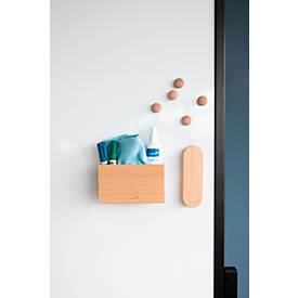 Legamaster PREMIUM mobiles Multiboard XL, Pinnboard und Whiteboard, mit Rollen, B 1200 x H 1500 mm, blau, inkl. Klick-Papierhaken